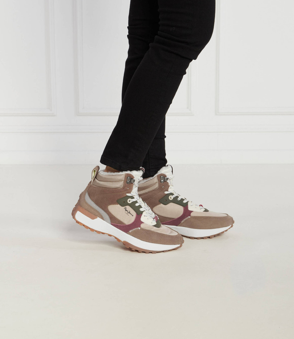 Утепленные кроссовки LUCKY TRECK Pepe Jeans London - бежевый(PLS31516)