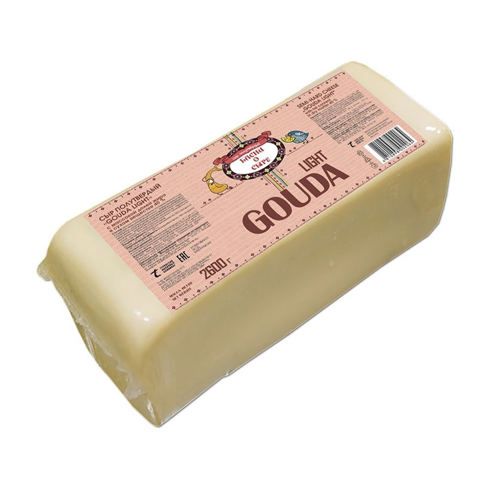 Сыр Гауда Лайт 40% 2600г