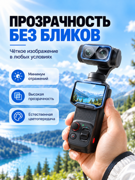 Стекла защитные для экшн камеры Insta360 Luna Ultra