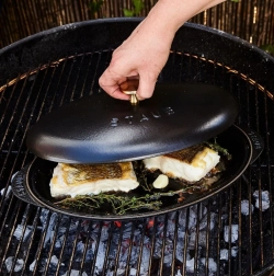 STAUB Форма для запекания Sur la Table Minis с крышкой, 23x17см, серая 40509-581-0