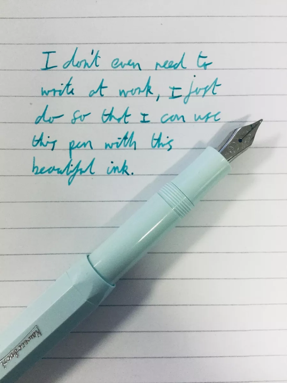 Перьевая ручка Kaweco SKYLINE Sport Mint EF (10000754) 0.5 мм, цвет корпуса мятный