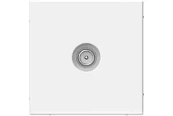 Розетка TV Systeme Electric ARTGALLERY оконечная белый 39399