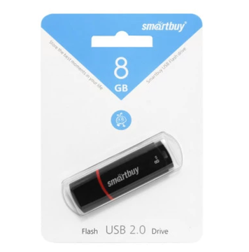 Флэш память 8GB USB CROWN черный
