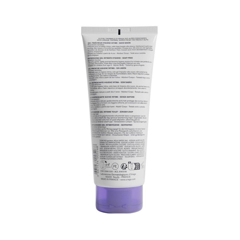 Uriage Gyn-8 Gel Apaisant Hygiene Intime Успокаивающий гель для интимной гигиены, 100 мл