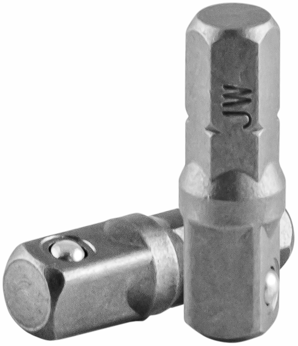 Переходник для механизированного инструмента1/4"HDRх1/4"DR, 25мм JONNESWAY D125ADP14