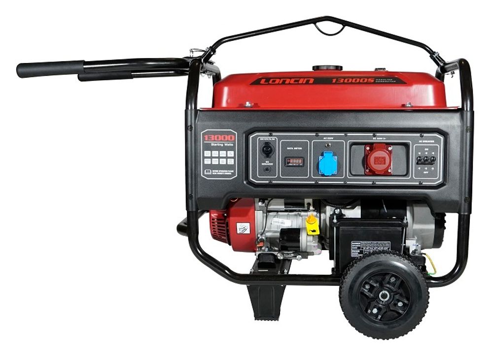 Генератор бензиновый Loncin LC13000S - [9 кВт / 380V] трехфазный