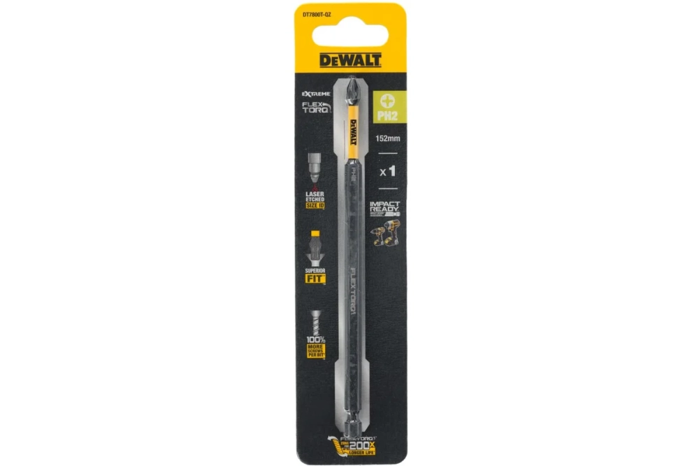 Бита DEWALT DT7800T, PH2, 152 мм DT7800T-QZ