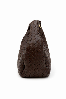 ITALY K сумка hobo bag - шоколад