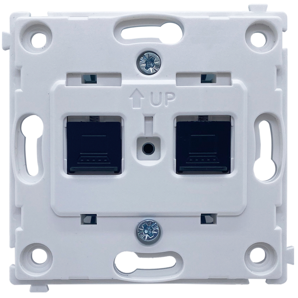 Механизм компьютерной розетки RJ45 2-я Cat.6/ClassE-8/8, серия DA