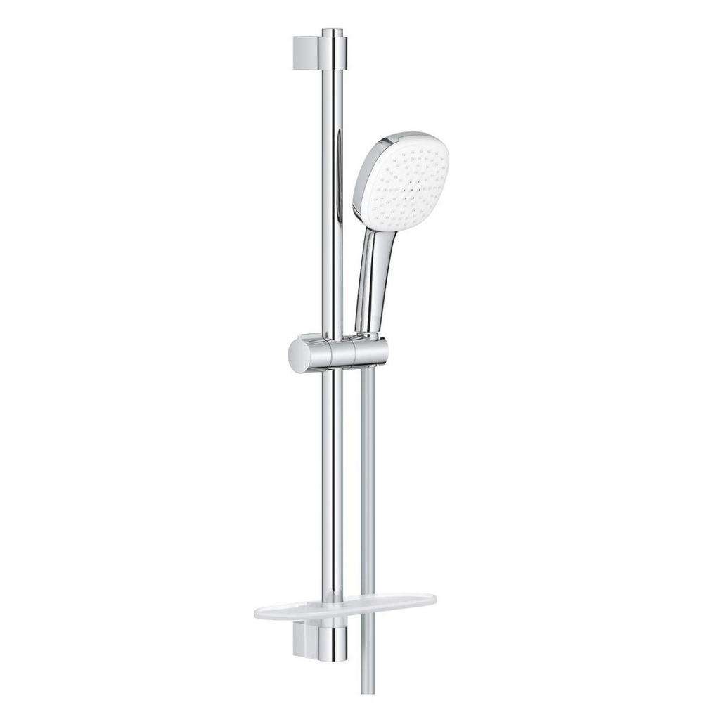 Набор для душа GROHE Tempesta Cube 110, 2 режима струи, с полочкой, хром (26907003)