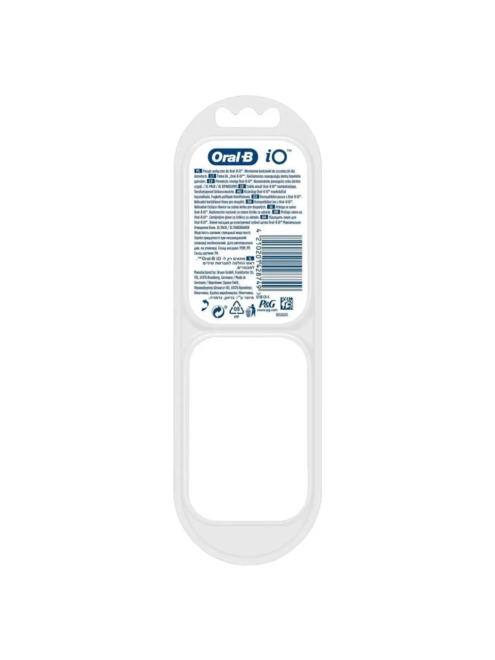 Насадки Oral‑B iO Ultimate Clean RB CBF-6, черные, 6 шт.