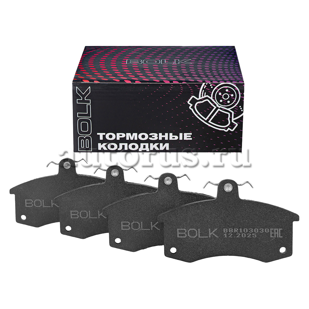Колодки тормозные передние для ВАЗ 2110, 1118, 2170, 2190 без датчика BOLK BBR103030