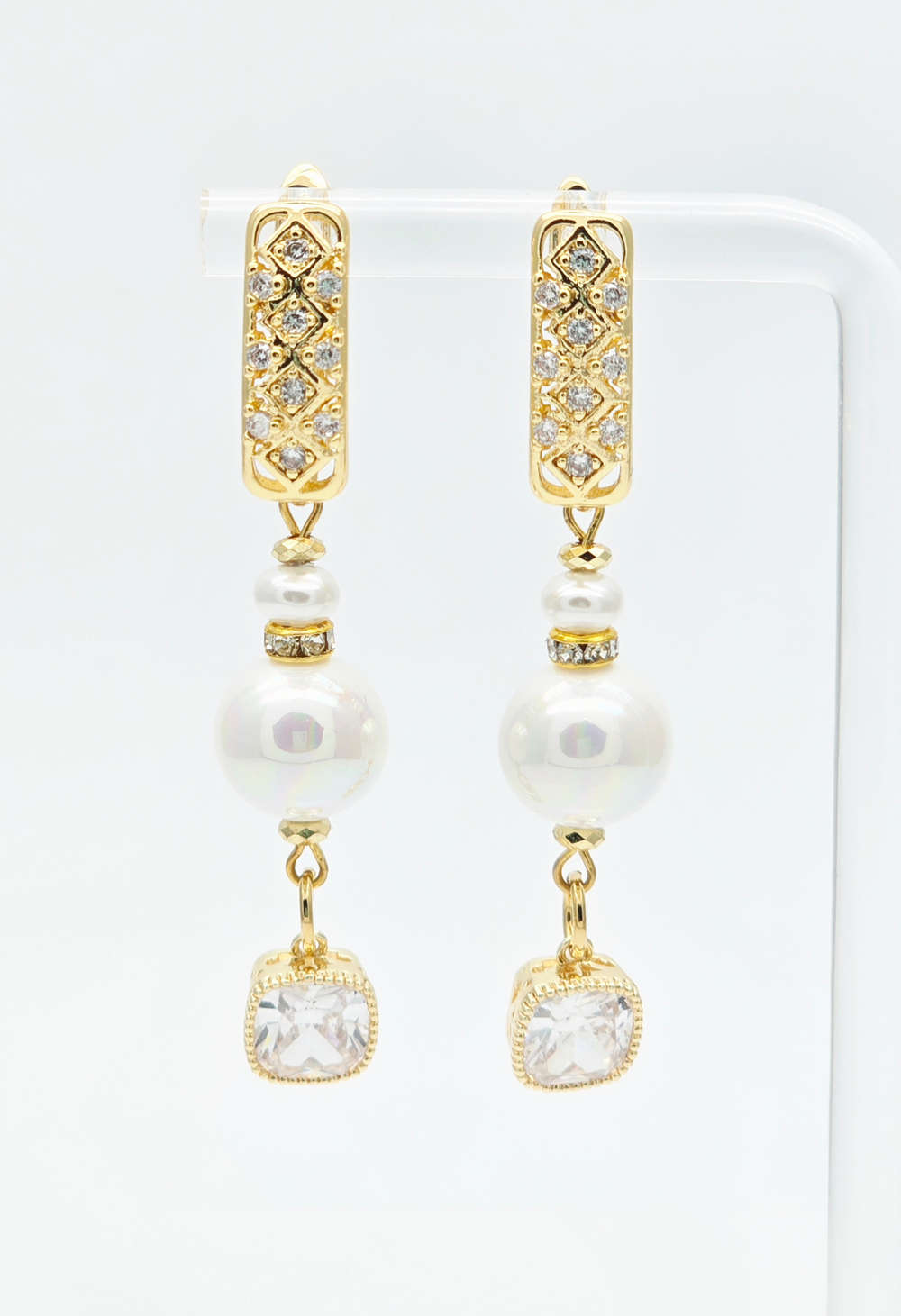 91002993 Серьги Selena Pearls