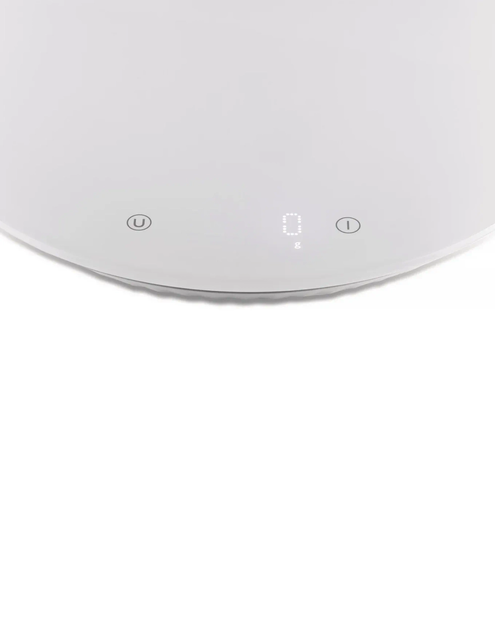 Alessi Электрические кухонные весы Plisse белого цвета EAN 8003299477067