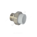 Муфта PP-R комбинированная разъемная белая Дн 20х1/2" НР VALFEX 10156015