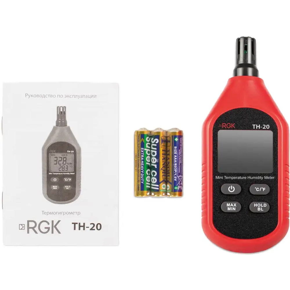 Цифровой термогигрометр TH-20 RGK 776486