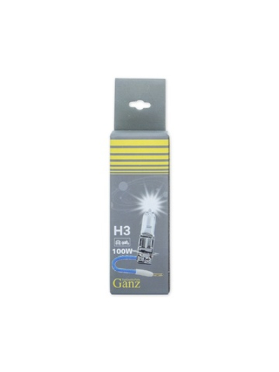 Галогенная лампа H3 12v 100w (PK22s) .1 шт. GANZ GIP06006