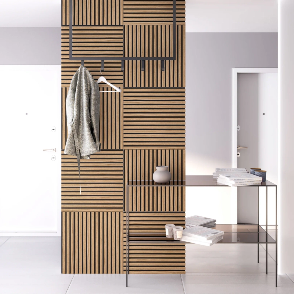 Панель Стеновая Акустическая Comfort (Комфорт), Стандарт, Дуб Сальвадор, 600х600х9 мм