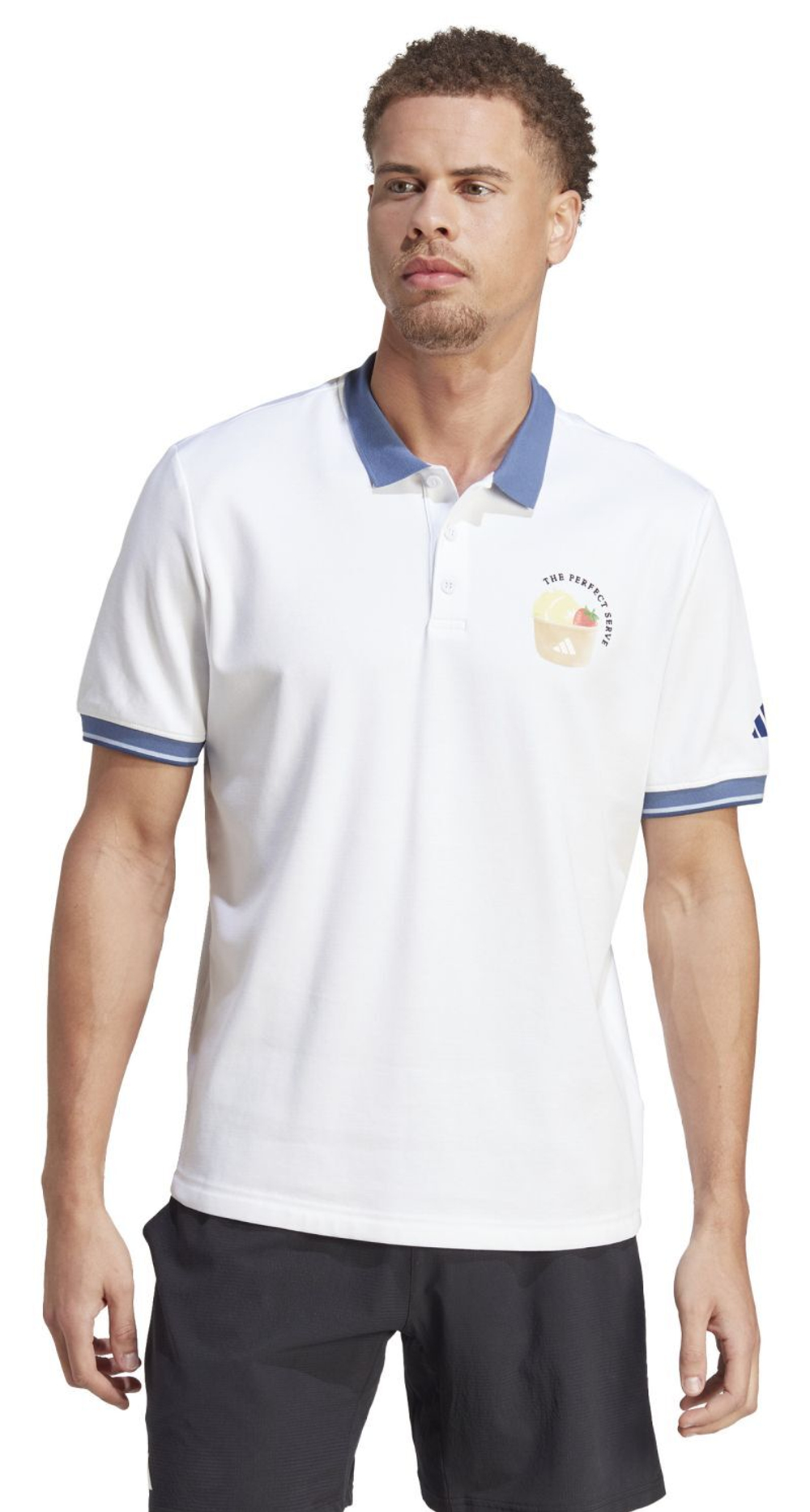 Мужское теннисное поло Adidas Clubhouse Classic Premium Tennis Polo Shirt - белый