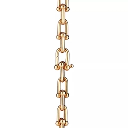 Колье из жёлтого золота с жемчугом, Tiffany ⚜️Hard Wear Pearl