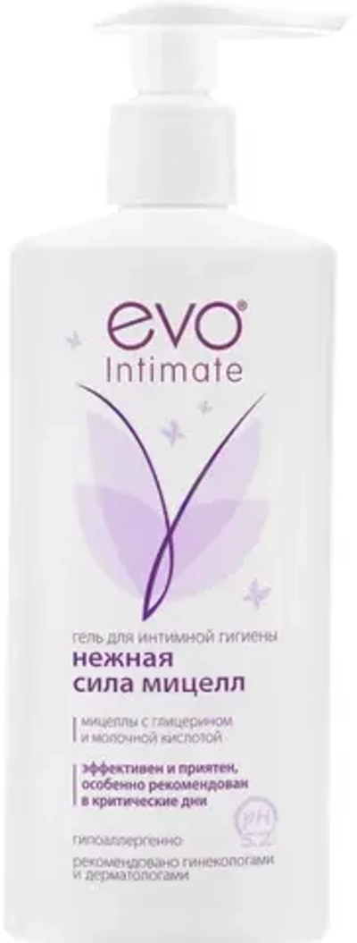 EVO Гель для интимной гигиены Нежная сила мицелл 250мл