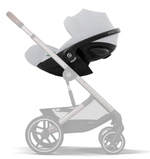 Коляска Cybex Balios S Lux TPE complete Cloud G Fog Grey 3 в 1 Almond Beige с дождевиками