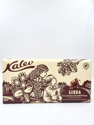 Kalev Шоколад молочный Linda с фундуком 270 г (из Эстонии)