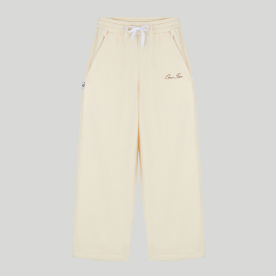 Drawstring Sweatpants Cream