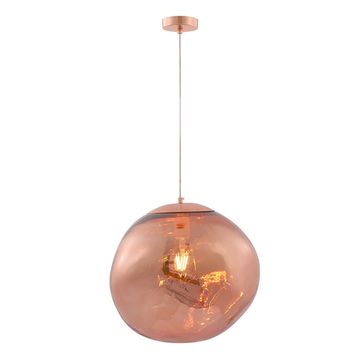 Подвесной светильник Е27 Malaga SP1 D360 Cooper медь Crystal Lux