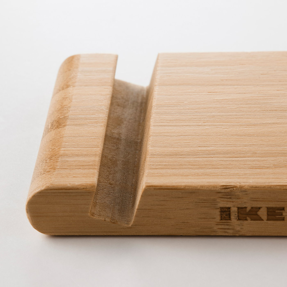 IKEA BERGENES  (ИКЕА БЕРГЕНЕС)  -  Подставка для телефона/планшета - бамбук