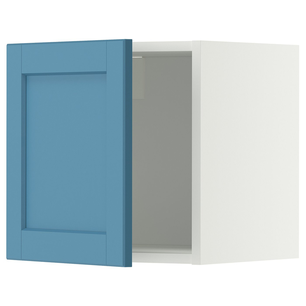 IKEA METOD  (ИКЕА МЕТОД)  -  Навесной шкаф - белый/Лерхюттан синий 40x40 см