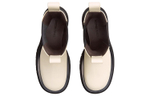 Bottega Veneta Tire Chelsea Boots Women"s Cream