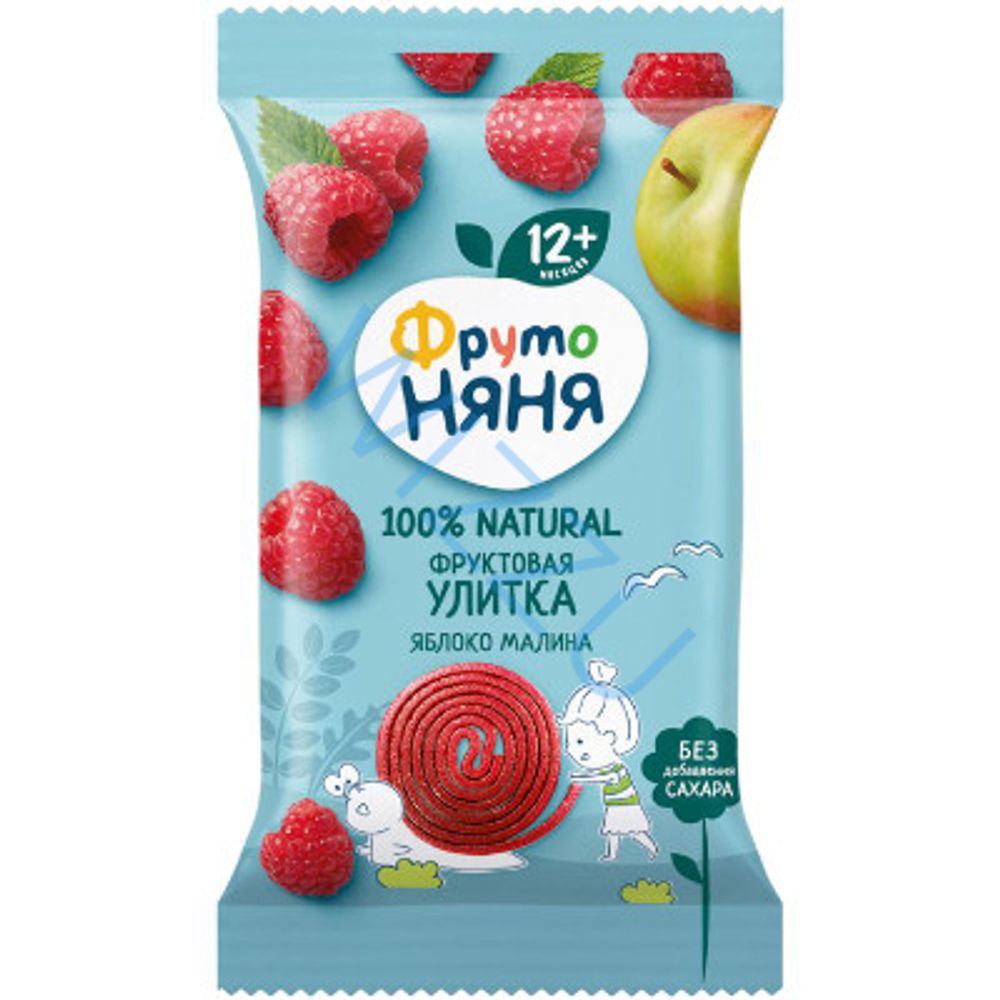 Кусочки фруктовые Улитка Яблоко-Малина ФрутоНяня, 15 г