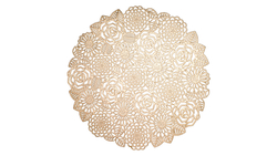 Салфетка подстановочная 38см Decor de table Rose золотистая