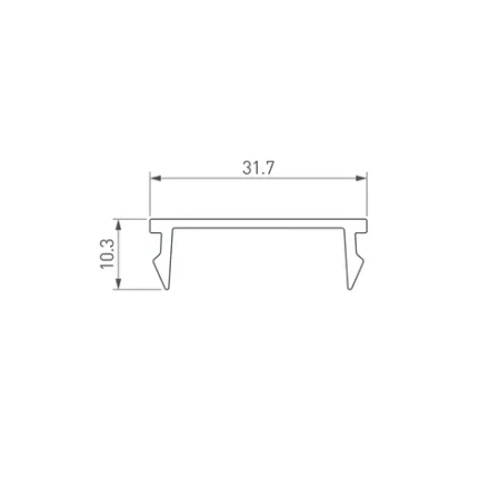 Экран LINE-S-W32-3000 OPAL  (Arlight, Пластик)