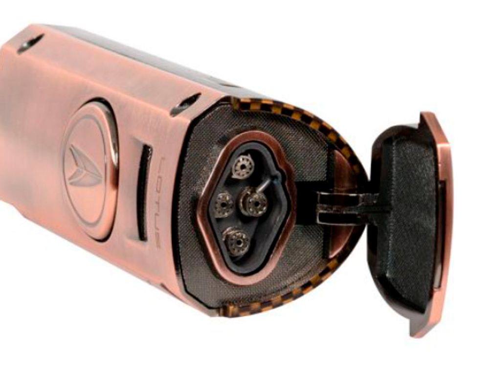 Зажигалка Lotus Minister Сopper & Сopper Carbon Fiber Настольная T8010