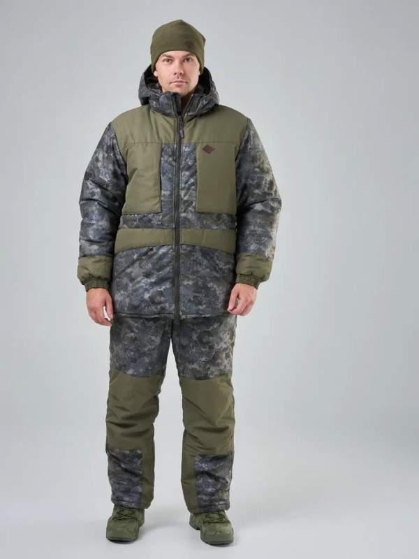 Костюм зимний ЕГЕРЬ TAYGERR, Алова/Борей, мембрана 10000/10000, Хаки