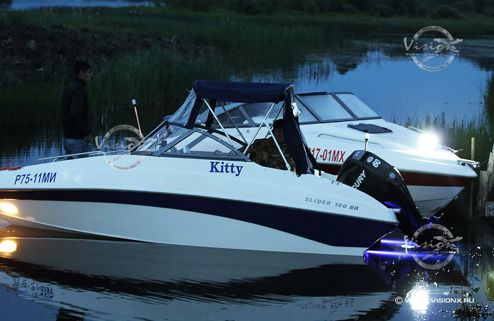 Светодиодная фара PROLIGHT подводная, синий свет