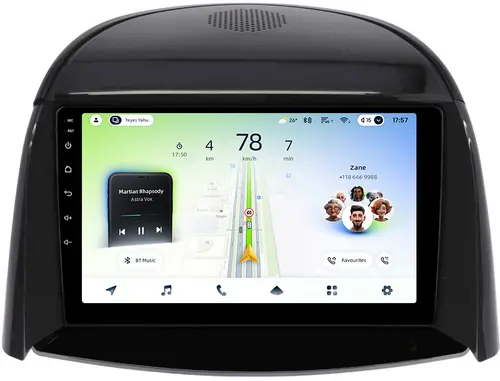 Магнитола для Renault Koleos 1 2008-2016 - Teyes CC4L монитор 9" IPS, Android 14, Быстрая, Snapdragon 662, CarPlay, 4G SIM-слот