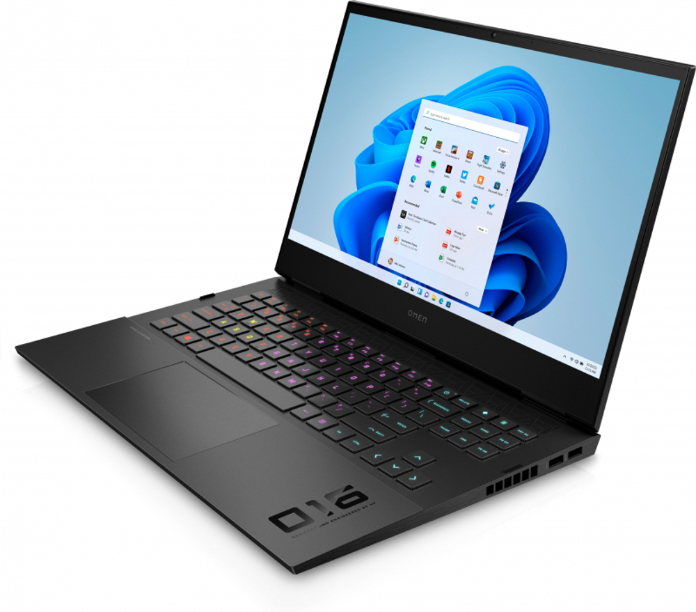 Ноутбук HP Omen 16-b0036ur 4E3X4EA i5-11400H 16Gb SSD 512Gb NVIDIA RTX 3060 для ноутбуков 6Gb 16,1 FHD IPS Cam Free DOS Черный