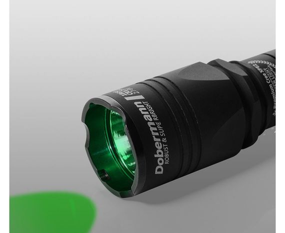 Тактический фонарь Armytek Dobermann зеленый свет