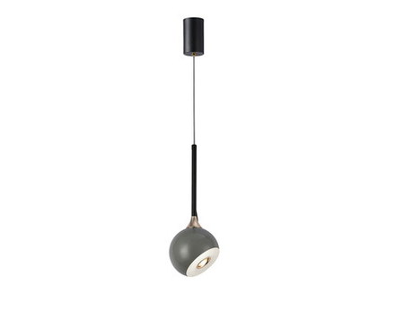 07529-1A,16 Подвес Тимо серый d12 h165 Led 8W (4000K) с лифтом. ТМ Kink Light