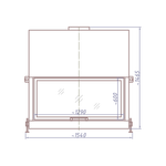 КАМИННАЯ ТОПКА DHF 1300W (STAV)