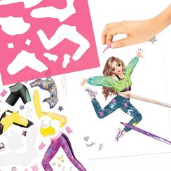 TOPModel DANCE Colouring Book