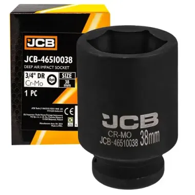 Головка ударная глубокая 3/4'', 38мм (6гр.) JCB JCB-46510038