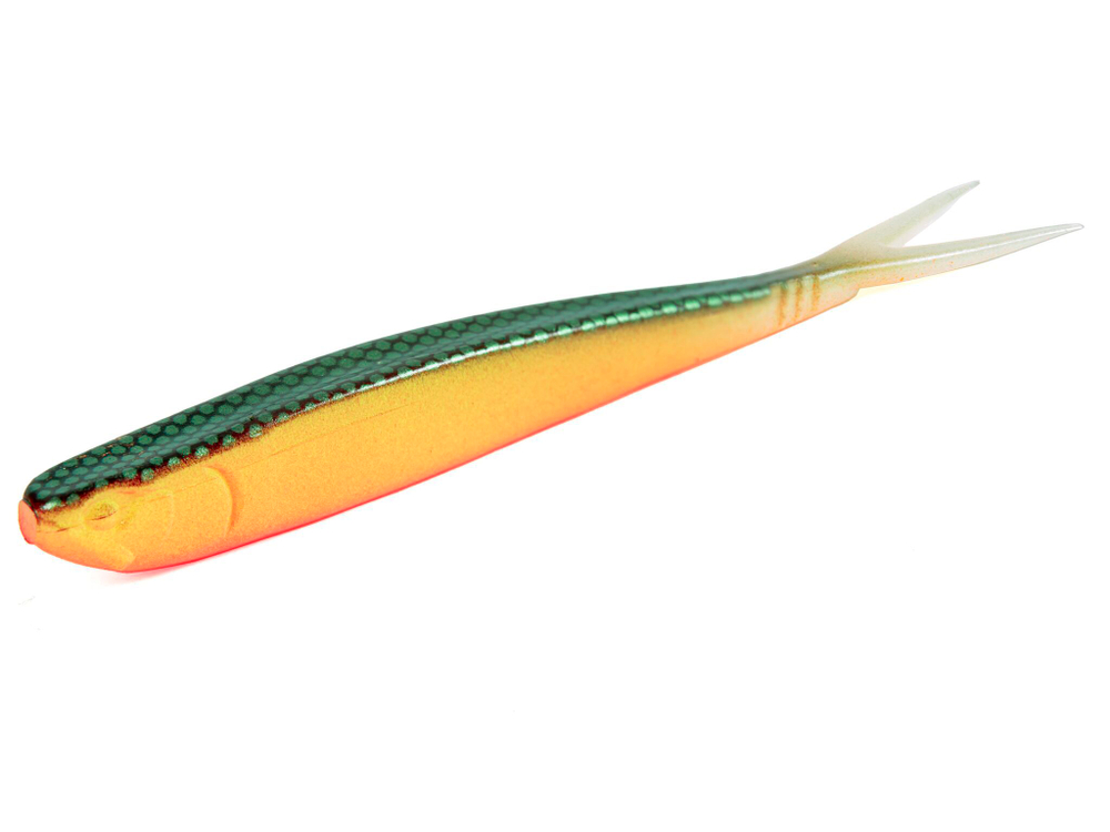 Виброхвост LJ 3D Slick Shad-V 5" (12.7 см), цвет Z22, 5 шт.