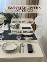 Салфетки тканевые для сервировки стола лен хлопок 35х35