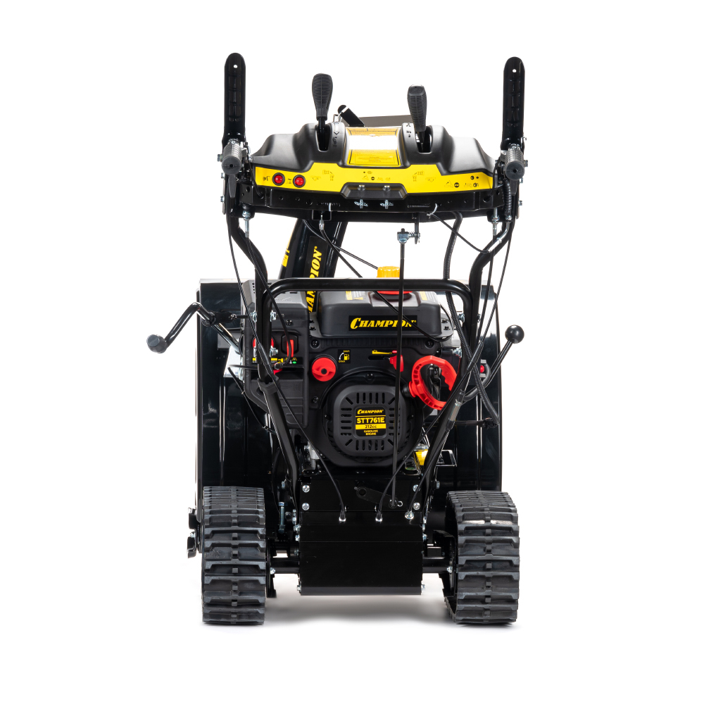 Снегоотбрасыватель CHAMPION STT761E (7,0лс61см6F/2Rгусеницы3л90кг эл.стартер,фара,обогрев,зимн.дв.)