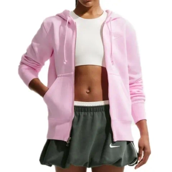 Женская Кофта теннисная Nike Sportswear Phoenix Fleece - pink foam/sail