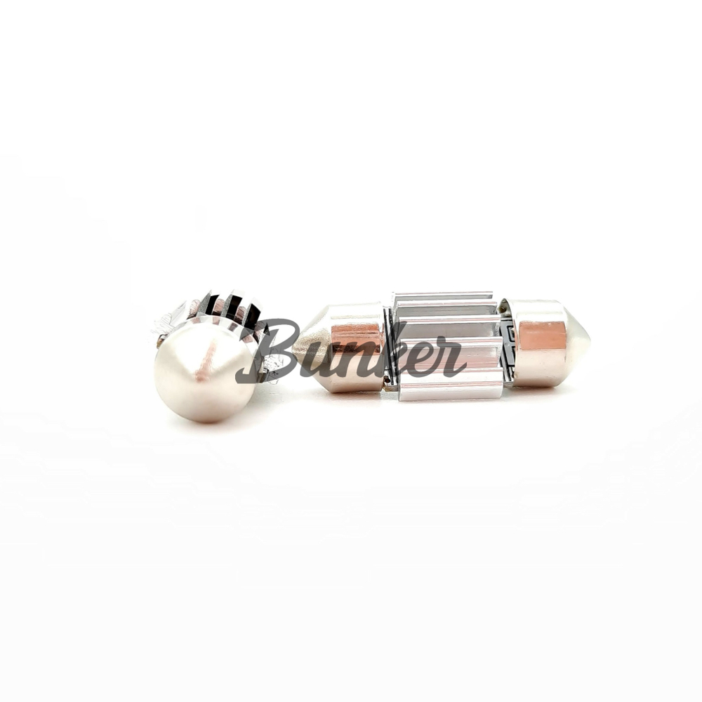 Светодиодная габаритная лампа SJ-3030-4SMD (28мм) (белый)